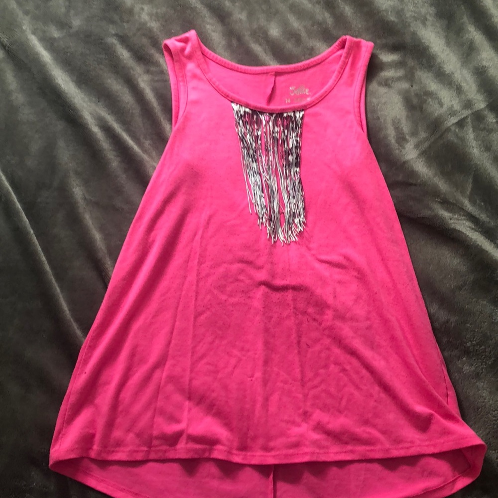 Pink tank top